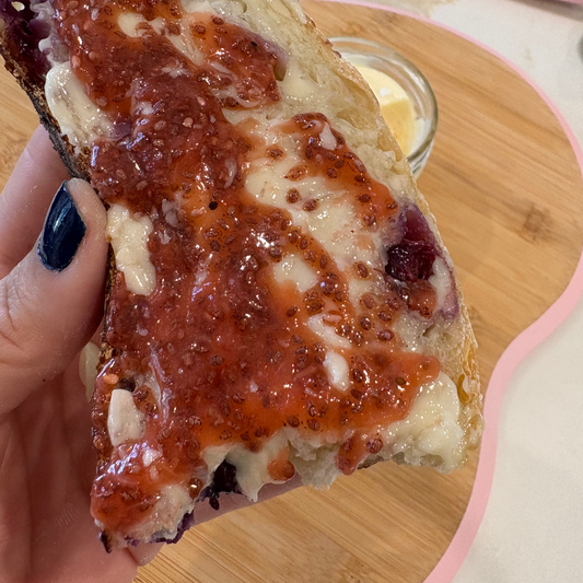 Summer Sizzle bundle with Lemon Blueberry Sourdough and Strawberry Jam from Bubblina’s in Whittier